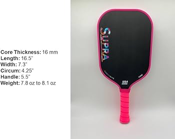 Amazon | Supra T700 未加工カーボンファイバーピックルボールパドル